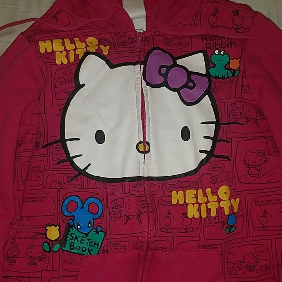 Pink Hello Kitty sweater (adult medium) - Picture 2 of 4